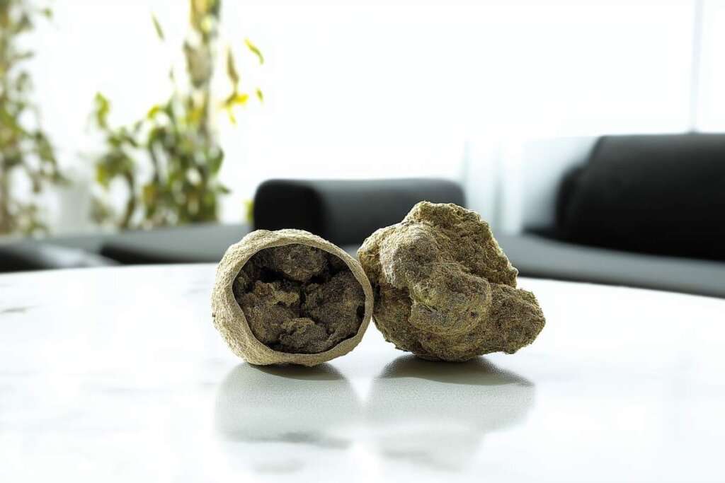 moonrock cbd sur table